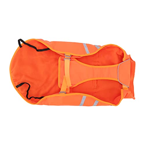 Welpen-Regenjacke, Wasserdicht, Hundebekleidung, Winddichte Weste, Haustier-Welpen-Regenjacke Zum Spazierengehen, Wandern, Auffälliger, Bequemer Hunde-Regenmantel, Weich (XL) von Zerodis