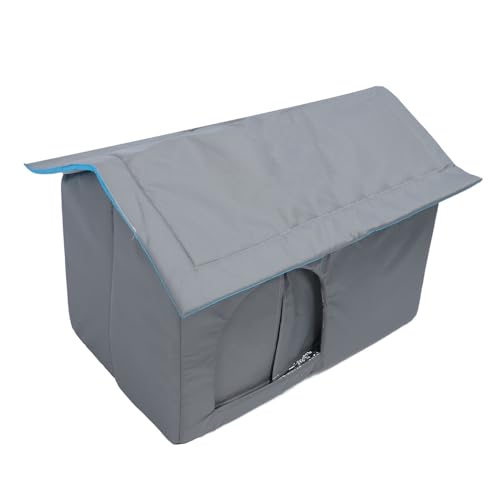 Wettersicheres Katzenkühlhaus Aluminiumfolie Haustierhundkühlhöhle mit 9pcs Eisbeutel (L) von Zerodis