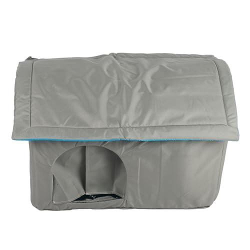 Wettersicheres Katzenkühlhaus Aluminiumfolie Haustierhundkühlhöhle mit 9pcs Eisbeutel (XL) von Zerodis