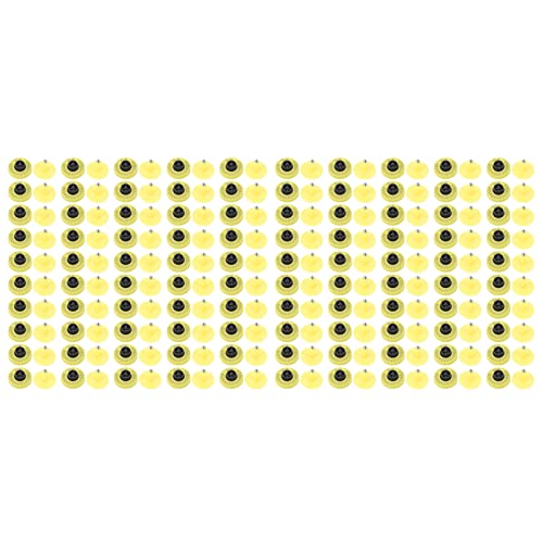 Zerodis 100 Stück Ohrmarken für Nutztiere, Elektronische Identifikation, TPU-Präzisionsmarken für Rinder, Kühe, Schweine, Schweine, Ziegen, Schafe, Kalb, Tiere Zerodis 100 Stück Ohrmarken für Nutztiere, Elektronische Identifikation, TPU-Präzisionsmarken für Rinder, Kühe, Schweine, Schweine, Ziegen, Schafe, Kalb, Tiere von Zerodis