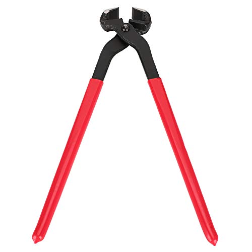 Zerodis 16-Zoll-Stahlhufzange, Pferdehufzange Trimmer Pferdeschuh-Nagelreinigungswerkzeug mit Kunststoffgriffen von Zerodis