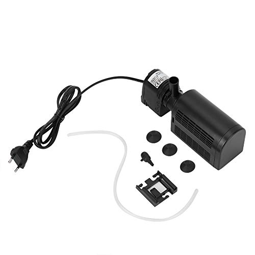 Zerodis 3 in 1 Aquarium Filter, 220V EU Stecker Filterung Sauerstoff Belüftung Wasserpumpe Aquarium Interner Filter für Aquarium Aquarium von Zerodis