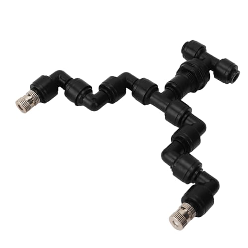 Zerodis 360 Grad Reptilien Nebel Sprinkler Doppelkopf Zum Klettern Pet Fütterungsbox Abs Material Silber von Zerodis