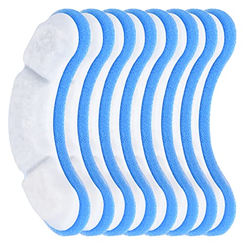 Zerodis 8pcs Haustier-Trinkwasserfilter mit Dreifacher Filtration für 1,8-l-Brunnen, Halten Sie Ihre Katze Gesund, Ersetzen Sie Alle 2-4 Wochen Zerodis 8pcs Haustier-Trinkwasserfilter mit Dreifacher Filtration für 1,8-l-Brunnen, Halten Sie Ihre Katze Gesund, Ersetzen Sie Alle 2-4 Wochen von Zerodis