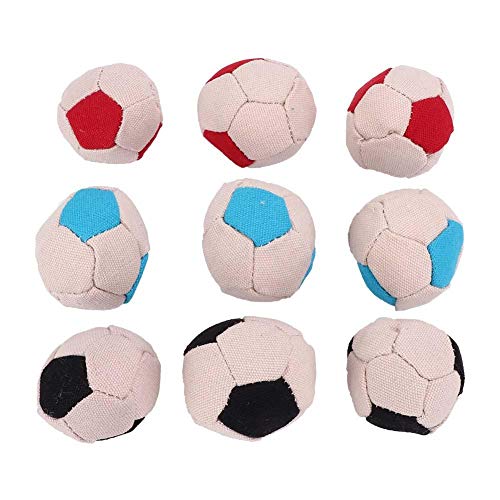 Zerodis 9 Stück Multifunktionales Katzenspielzeug, süßes Katzenminzenspielzeug in Fußballform Interaktives Trainingsspielzeug Spielzeugkugeln für Katzen Tierbedarf für Katzen Zerodis 9 Stück Multifunktionales Katzenspielzeug, süßes Katzenminzenspielzeug in Fußballform Interaktives Trainingsspielzeug Spielzeugkugeln für Katzen Tierbedarf für Katzen von Zerodis