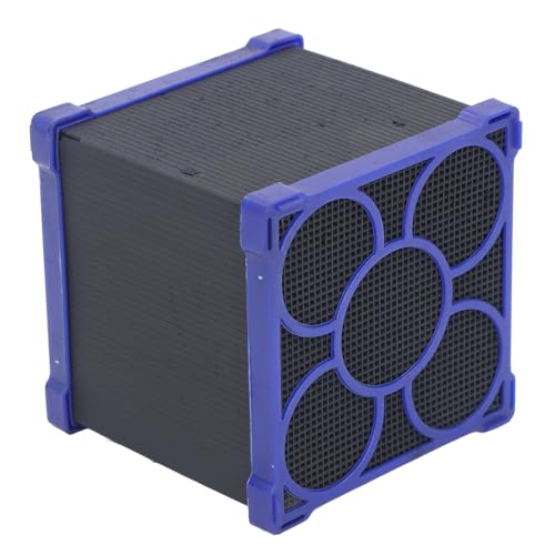 Zerodis Aktivkohle-Aquariumfilter, Dauerhaft Starke Absorption, Aktivkohle-Wasserfilter, Einfache Reinigung für Aquarien (10x10x10cm / 3,9x3,9x3,9in) von Zerodis