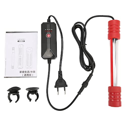 Zerodis Aquarium Clean Light, Unterwasser LED Aquarium Licht, Timing Fernbedienung Sauber für Teich Aquarium Sumpf Schwimmbecken EU Stecker 220V von Zerodis