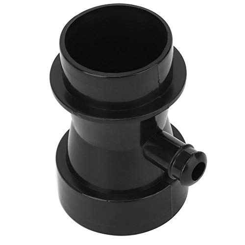 Zerodis Aquarium Luftansaugdüse Kunststoff Schwarz DIY Venturi Tube Protein Skimmer Separator für Protein Separator Wasserpumpe von Zerodis