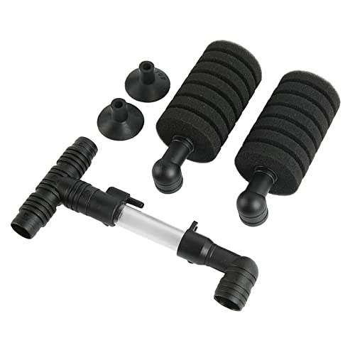 Zerodis Aquarium Luftfilter, Mini High Density Porous Aquarium Biochemical SBio Sponge Filter Double Head Quiet Submersible Fish Tank Foam Filter Water Filter for Fish Tank Zerodis Aquarium Luftfilter, Mini High Density Porous Aquarium Biochemical SBio Sponge Filter Double Head Quiet Submersible Fish Tank Foam Filter Water Filter for Fish Tank von Zerodis