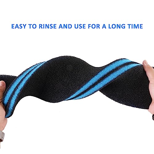 Zerodis Aquariumfilter -Baumwollschaum -Schwämme Pad Einsätze, Biochemischer Filterschwamm für Süßwasserfischtank, Aquariumfiltermedienadeln mit Ausgezeichneter Wasserdurchlässigkeit, Stabiles Wasser von Zerodis