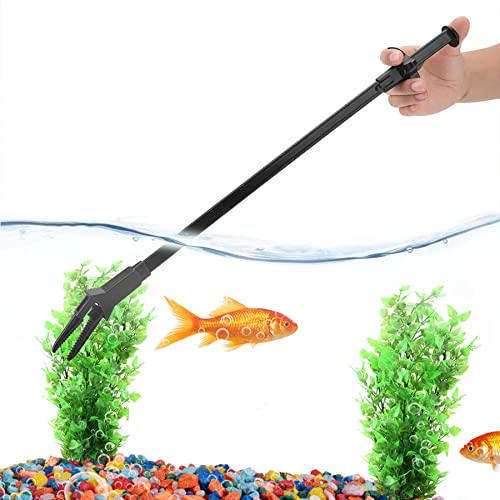 Zerodis Aquariumzange Wassergras Pflanzen Algenwuchs Klammer mit langem Griff Schere Pinzette für Aquarien zur Reinigung von Aquarien von Zerodis