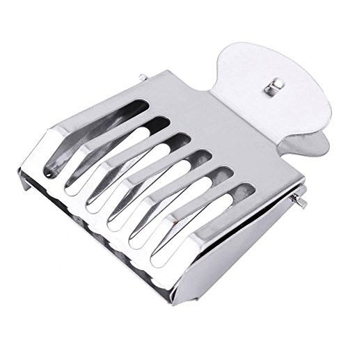 Zerodis Bienenfänger aus Metall, Queen Bee Clip Käfig Fangwerkzeug Stahl Käfig Imkerei Queenbee Isolator Ausrüstung Zubehör von Zerodis