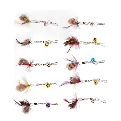 Zerodis Cat Teaser Magic Ersatzfähre Niedliche Fliegende Insekten Attraktive Spielzeuge für Katzenpersonal, 10 PCs für Katzenliebhaber Zerodis Cat Teaser Magic Ersatzfähre Niedliche Fliegende Insekten Attraktive Spielzeuge für Katzenpersonal, 10 PCs für Katzenliebhaber von Zerodis