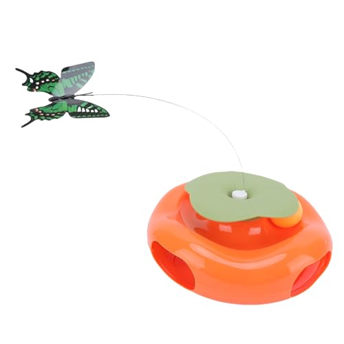 Zerodis Cat Toys Cat Toys für Innenkatzen Poping Feather Spielzeug Automatisch Kätzchen Spielzeug Mentale Stimulation für Innenkatzen USB -Wiederaufladbar Kitty Automatic Interactive Elecices von Zerodis