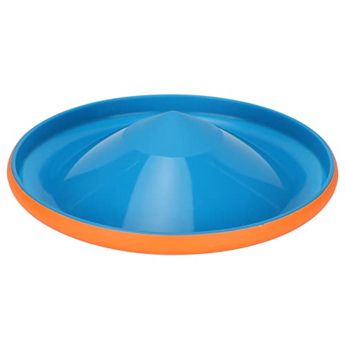 Zerodis Dog Flying Disc Toy, Dog Flying Disc Training Interaktives Spielzeug Leichte schwimmende Flying Disc Hundesportspielzeug für kleine große Hunde Outdoor-Sport Blau von Zerodis