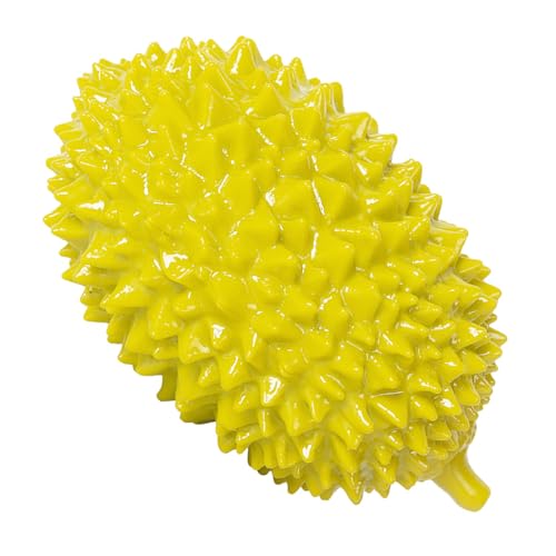 Zerodis Durian Dog Squeaky Toys Durian Dog Squeaky Toys Durable Toy for Chewing and Grinding Simulation Durian Shape Bite Resistant Interactive Dog Squeaky Toy for Chewing Teeth Grinding von Zerodis