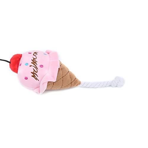Zerodis EIS Luxusspielzeug für Welpen Süße Helle Pflegespeels für Weiche Teddy -Hunde für Helle Hunde (8,3 X 3,5 Zoll) (Eispulver) von Zerodis