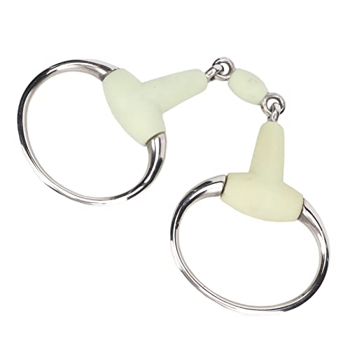 Edelstahl-Pferdegebiss, Zubehör für Pferderennen, mit Apfelgeschmack, mit Gummi Umwickelt, Pferdegebiss, Trense, Pferdegebiss, Trense, Pferdeknebel, Dicke, Gebiss für Edelstahl-Pferdegebiss, Zubehör für Pferderennen, mit Apfelgeschmack, mit Gummi Umwickelt, Pferdegebiss, Trense, Pferdegebiss, Trense, Pferdeknebel, Dicke, Gebiss für von Zerodis