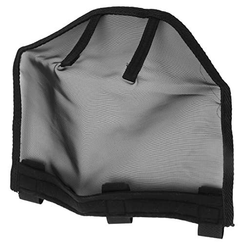 Zerodis Elastischer Teslin Horse Fly Mask Nasenabdeckung, Atmungsaktueller UV -Schutz Easy Wear für Pferde (L) von Zerodis