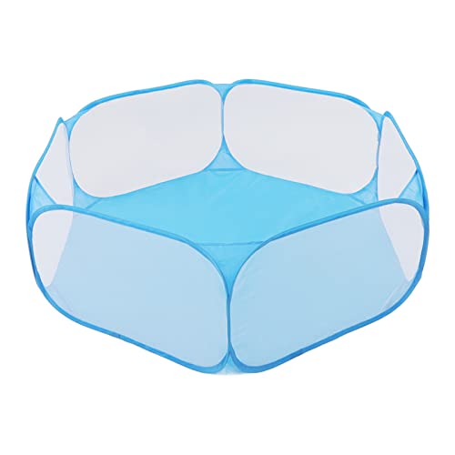 Zerodis Faltbare Kleine Tiere -Spielstufe Langlebiger Atmungsaktives Zelt für Interaktive Aktivitäten, die für Haustiermütter Geeignet Sind (Blue) von Zerodis