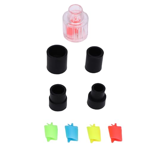 Zerodis Filter Zubehör Outlet Luminous Fish Container Wellenwelle Generatornozzle mit 4 Farbkerne 4 Verbinden von Rohren Aquarium Meereswellenbewegung Wasserauslass für Unterwasseranzeige (#1) von Zerodis