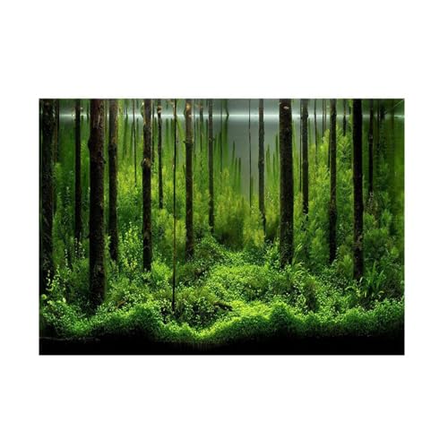 Zerodis Fisch-Hintergrundpapier, Aquarium-Hintergrundaufkleber, PVC-Selbstklebende Hintergrundpapier-Tapete, Unterwasser-Wald-Typ-Papier-Abziehbilder, Aufkleber für Aquarium-Dekoration Zerodis Fisch-Hintergrundpapier, Aquarium-Hintergrundaufkleber, PVC-Selbstklebende Hintergrundpapier-Tapete, Unterwasser-Wald-Typ-Papier-Abziehbilder, Aufkleber für Aquarium-Dekoration von Zerodis