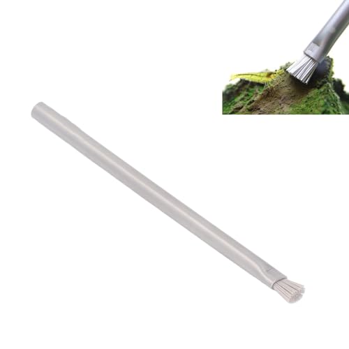 Zerodis Fischdrahtborstenbürste, Aquariumbürste, Edelstahl, Aquarium-Algenbürste, Aquarium-Reinigungswerkzeuge für Landschaftsbau, Stein (Algenbürste Pro 23 cm) von Zerodis