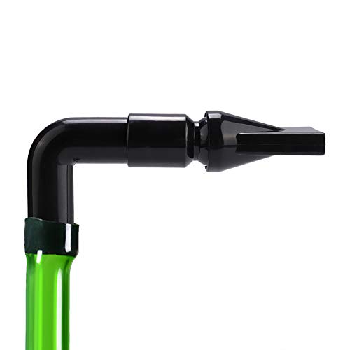 Zerodis Fischtankzubehör Düse Wasserauslass Rohrdüse 360 ​​° Kostenlose Drehen Duckbill Düse Flachwasserauslass Return -Rohr -Rohranschläge für Aquarien Fischtanks 5pcs Aquariumpumpe Entenbill (L) von Zerodis