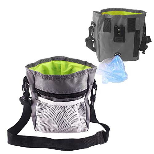 Zerodis Große Kapazität Faltbare Oxford Tuch Pet Snack Pouch für Outdoor Reisen und Camping (Grau) von Zerodis