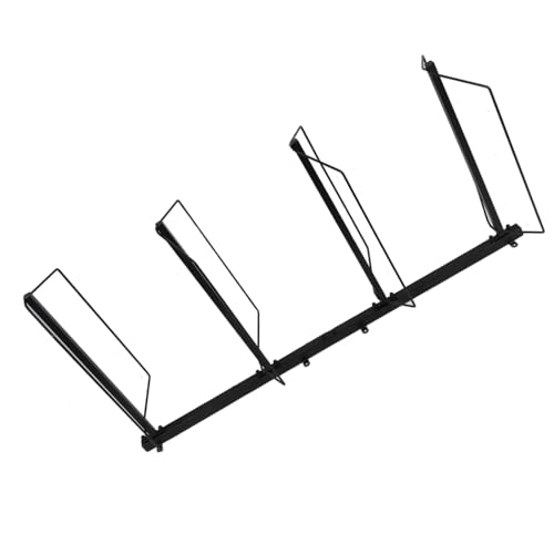 Zerodis Großkapazität 4 -Layer Iron Wall Montod Horse Sattel -Lagernregal, die Sattelform Halten und Ordentlich Stabil Halten, für Mehrere Sattelstile Geeignet Sind von Zerodis