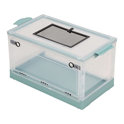 Zerodis Hamster-Behälter, Transparente Vordertür-Design-Hamster-Kasten für Hamster Zum Spielen für Rutin-Huhn (Blau) von Zerodis