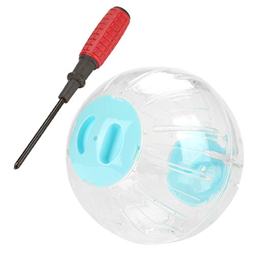 Zerodis Hamster-Übungsball, 18,5 cm Hamster-Übungsrad Silent Running Ball Kleintiere Käfigzubehör(Blau) von Zerodis