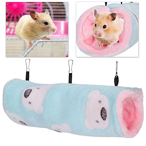Hamstertunnelnest, Plüsch-Hängetunnel-Rattentunnel und Röhren, die Hamsterspielzeug für Kleintiere hängen(M) von Zerodis