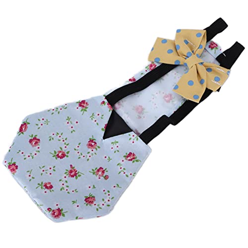 Zerodis Haustier Hühnchen Windel Schöne Bogendesign Geflügel Windel für Hühner Enten Gänse Gänse (M Blue) von Zerodis
