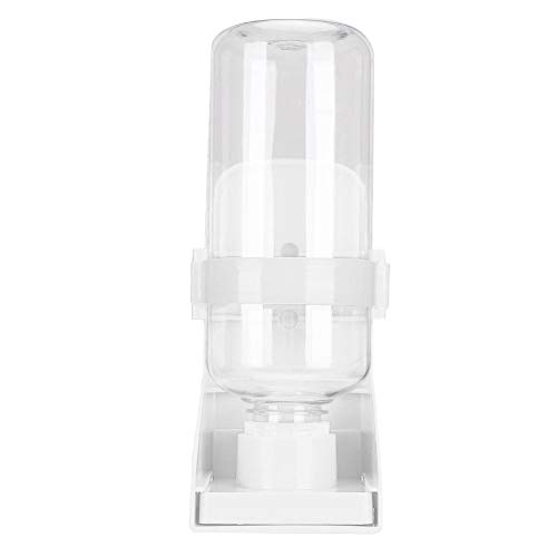 Zerodis Haustier Wasserspender, Plastikkleintiere hängende Wasserfütterungsflaschen Automatische Wasserspenderzuführung(Weiß) von Zerodis
