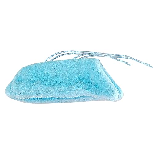 Zerodis Heiße Vögel für Vögel in Gemütlichen Winkelstapeln für Kleine Mittelgroße Im Herbst Winter, Baumwoll -Samtbett (Blue) von Zerodis