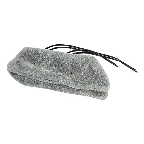 Zerodis Heiße Vögel für Vögel in Gemütlichen Winkelstapeln für Kleine Mittelgroße Im Herbst Winter, Baumwoll -Samtbett (Gray) von Zerodis