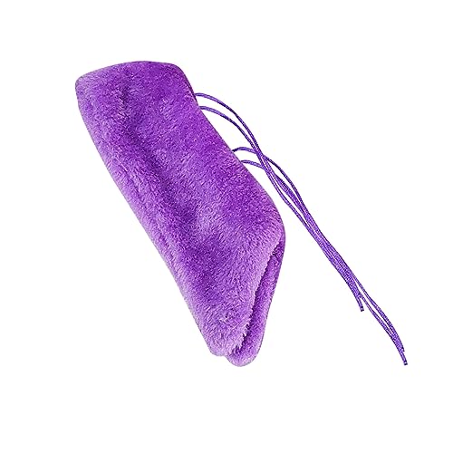 Zerodis Heiße Vögel für Vögel in Gemütlichen Winkelstapeln für Kleine Mittelgroße Im Herbst Winter, Baumwoll -Samtbett (Purple) von Zerodis