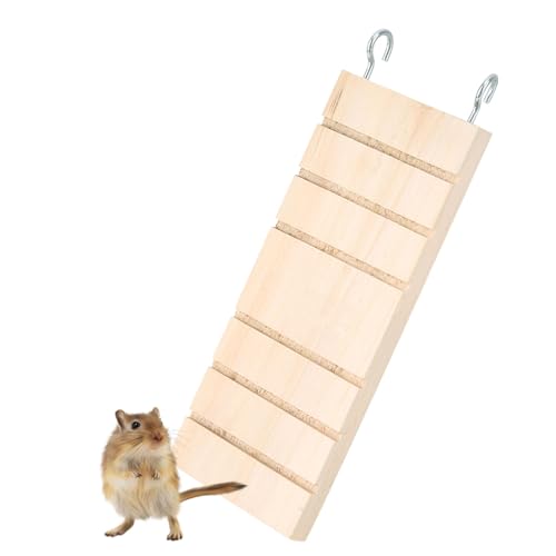 Hölzerne Haustierleiter Hamster Vogelständer Plattform Spielzeug Kauspielzeug, Rastbrett für Maus, Chinchilla, Ratte, Rennmaus, Zwerghamster, Papagei Hölzerne Haustierleiter Hamster Vogelständer Plattform Spielzeug Kauspielzeug, Rastbrett für Maus, Chinchilla, Ratte, Rennmaus, Zwerghamster, Papagei von Zerodis