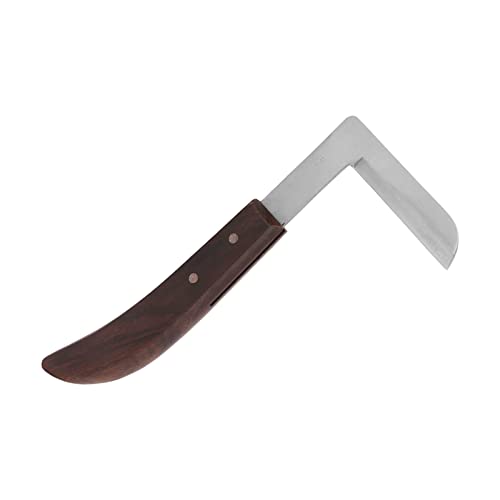 Zerodis Huf-Trimmer-Werkzeug, Huf-Messer, Ergonomisches Design, Kraftsparend für Pferdevieh (Linkes L-Messer) von Zerodis