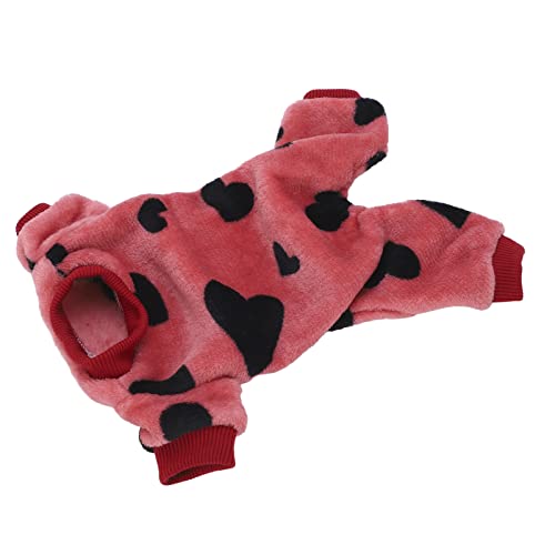 Zerodis Hund Jumpsuit Kostüme Kleidung Weicher Stoff Body Body, Haustier Pyjamas Hundekleid Kostüm für Hunde Schlafen Gewöhnlicher Party Hunde -Jumpsuit Plüsch Elastic Design von Zerodis