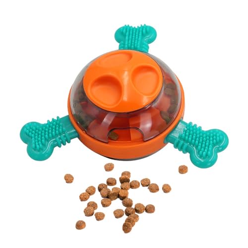 Zerodis Hunde-Puzzle-Spielzeug, Interaktives Hundespielzeug für die Leckerli-Ausgabe, Langlebiges Welpenspielzeug Zum Zahnen Kleiner Hunde, Hunde-Leckerli-Ball für Zähne, Langsames von Zerodis