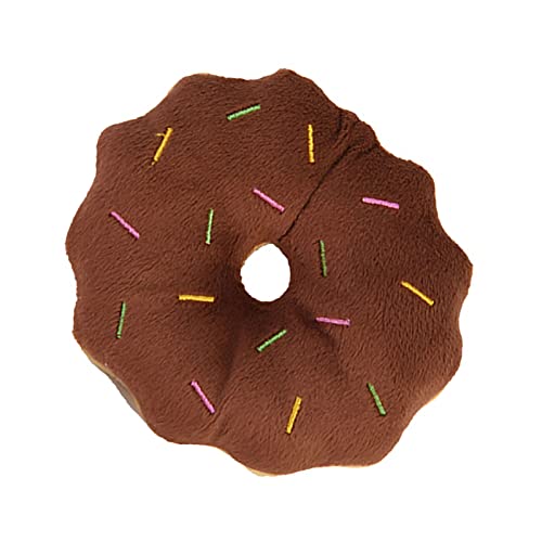 Zerodis Hundepuppen Vorsichtiges Spielzeug Spielzeug Zur Unterhaltung und Zahnreinigung, Ideal für Hunde, Plüschstoff (Brown) von Zerodis
