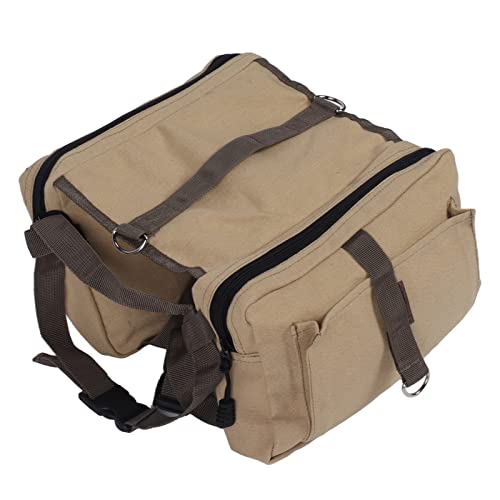 Zerodis Hunderucksack-Geschirr, Leichte Hunde-Camping-Satteltasche Hunderucksack Hound Travel Camping Wanderrucksack Satteltasche Rucksack für Outdoor-Wanderreisen von Zerodis