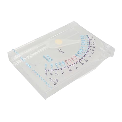 Aquarium-Hydrometer, Aquarium-Hydrometer, Transparenter Kunststoff, Leicht Ablesbare Salzgehaltswerte, Hydrometer, Salzgehaltstester, Präzises, Leicht Ablesbares von Zerodis