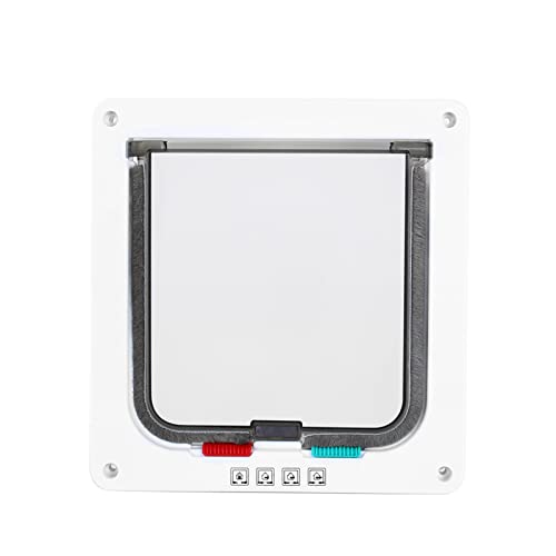 Zerodis Intelligenter Katzenlappen -Haustiereingang mit 4 -Way Verschluss für die Außenwand Innen, Wetterfest Kleiner Hund, Einfache Installation Zerodis Intelligenter Katzenlappen -Haustiereingang mit 4 -Way Verschluss für die Außenwand Innen, Wetterfest Kleiner Hund, Einfache Installation von Zerodis