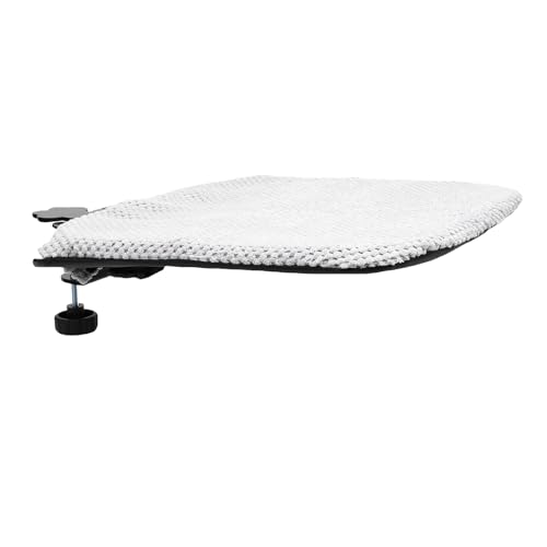 Zerodis Katzenbetten Möbel Falten Semi -Kreis -Design Desktop Katzen Hängematte Abnehmbar Bequemes Weiches Haustier Bett Indoor Katzenmöbel für Bürospieltische 20 Kg Große Ladung Kapazität von Zerodis