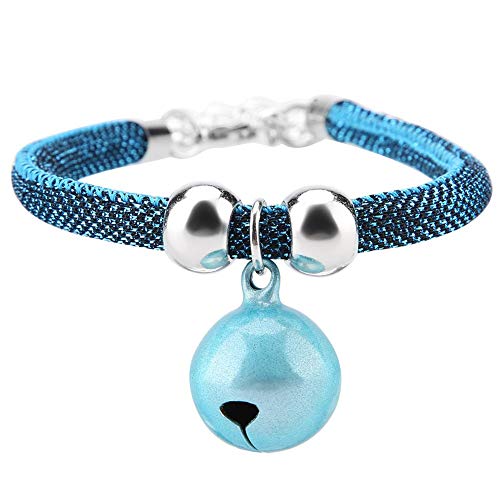 Katzenhalsband mit Glocke, Nylon Tresorhalsbänder für Katzen Katzenhalsbänder Haustierhalsband Katzenhalsband(Blau) von Zerodis