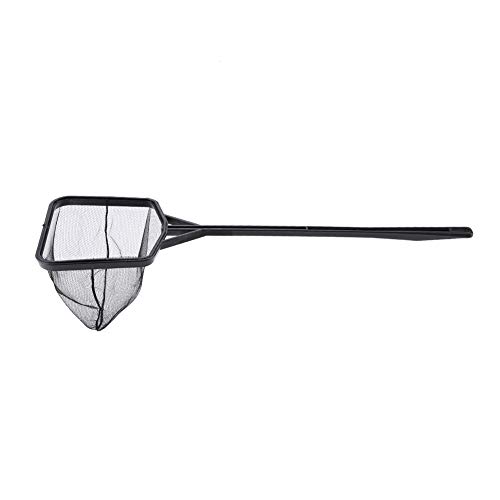 Zerodis Kleines Aquarium Fischnetz, Aquarium Teichnetze mit langem Griff Nylon feines Netz zur Reinigung und sicheren Teich Fischfang, 35-56 cm, DREI Größen(S) von Zerodis