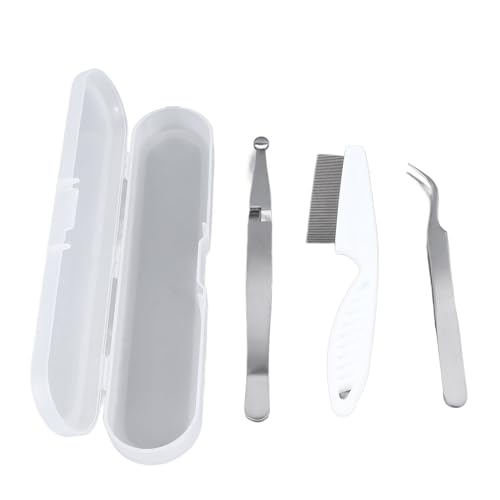 Zerodis Langlebiges Flohentferner-Set für Haustiere aus Edelstahl. Einfach zu Verwendendes Flohpinzetten-, Kamm- und Klammern-Set. Sorgen Sie mit Diesem Effektiven (Kreuzclip, Flohkamm, Zerodis Langlebiges Flohentferner-Set für Haustiere aus Edelstahl. Einfach zu Verwendendes Flohpinzetten-, Kamm- und Klammern-Set. Sorgen Sie mit Diesem Effektiven (Kreuzclip, Flohkamm, von Zerodis